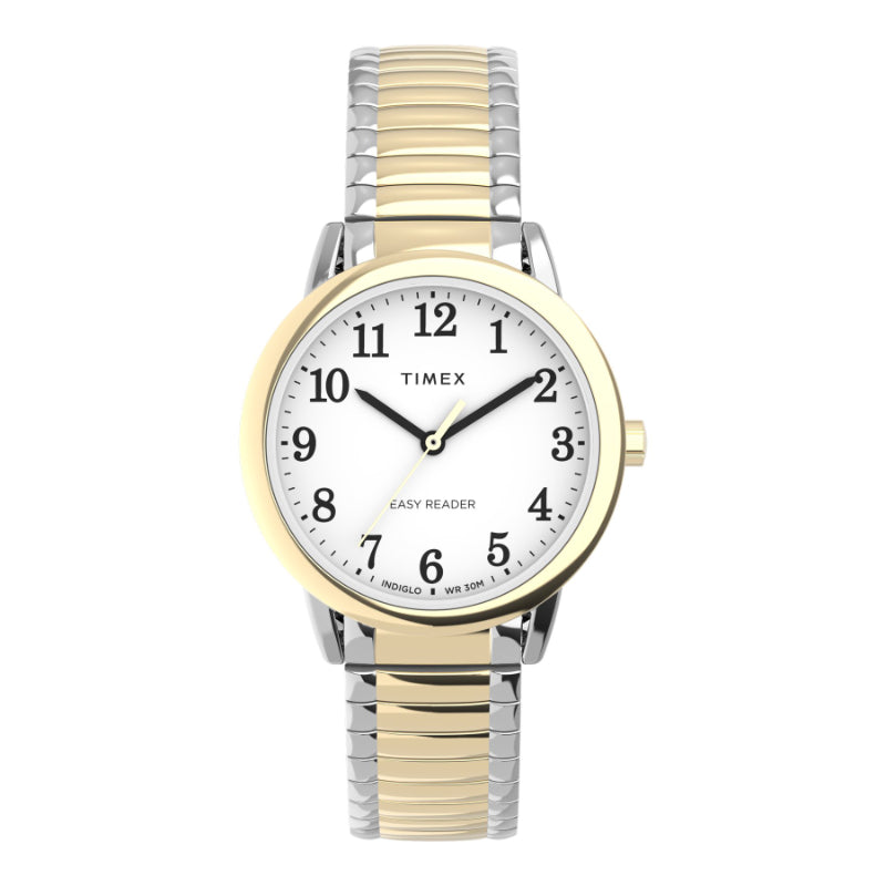 Timex Easy Reader Wristwatch - Two-Tone / White - TW2V948009J