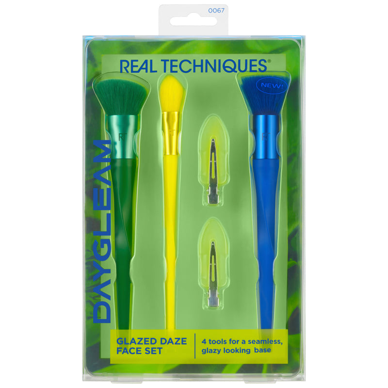 Real Techniques Day Gleam Glazed Daze Face Set - 4 piece