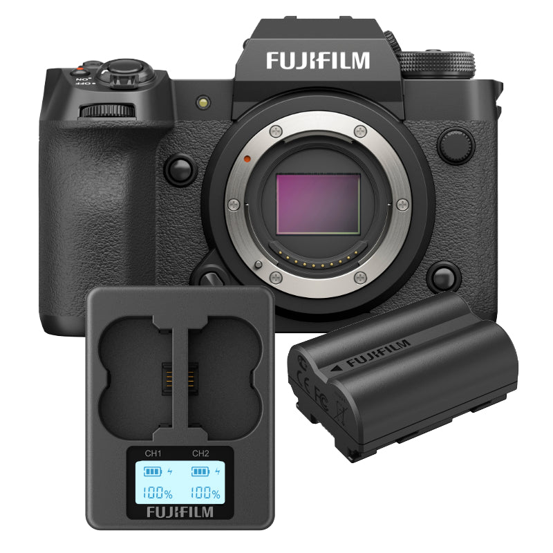 Fujifilm X Series X-H2 Digital Camera Body Only with Fujifilm NP-W235 Battery and Fujifilm BC-W235 Battery Charger - PKG #89655