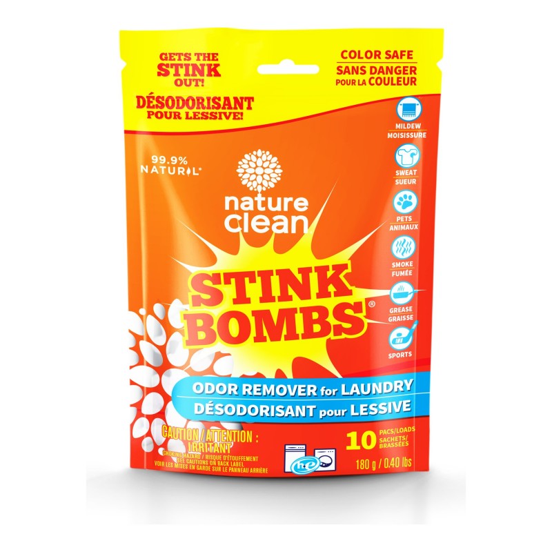 Nature Clean Stink Bombs Odor Eliminator Pods - 10's