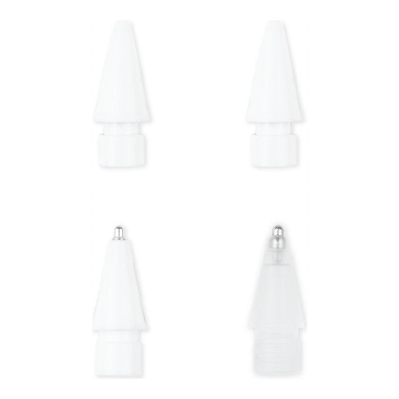 LOGiiX Replacement Tips for Apple Pencil 1st Generation, 2nd Generation - White - 4 piece