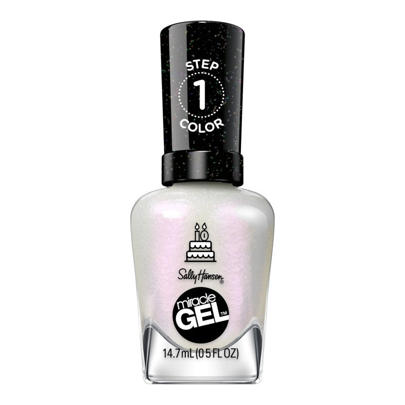 Sally Hansen Miracle Gel Step 1 Color Nail Polish - Twinkle Whites (730)