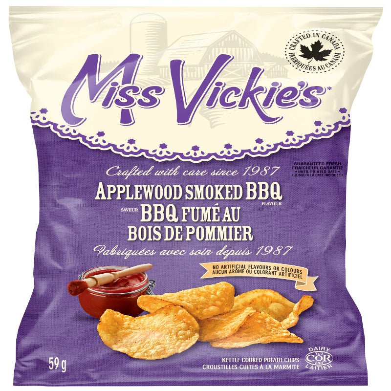 Miss Vickie's Potato Chips - Applewood Smoked BBQ - 59g