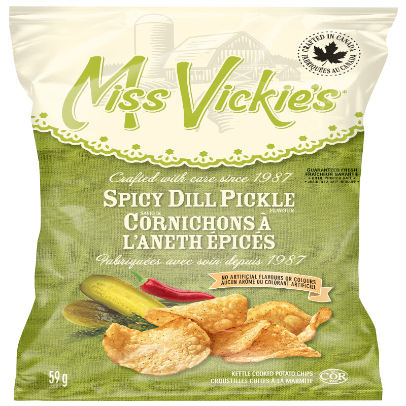 Miss Vickie's Potato Chips - Spicy Dill Pickle - 59g
