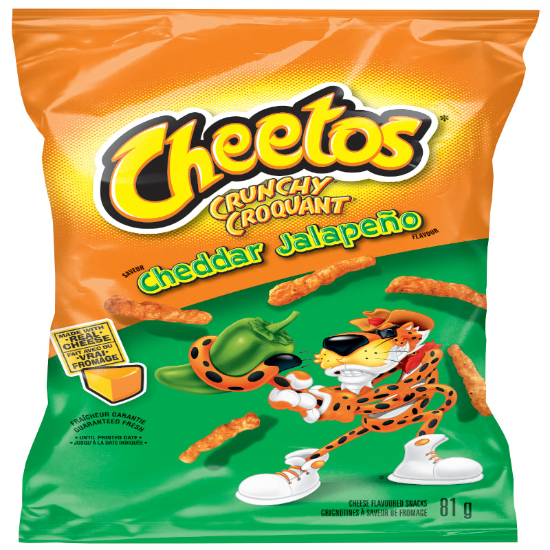 Cheetos Crunchy Snacks - Cheddar Jalapeno - 81g