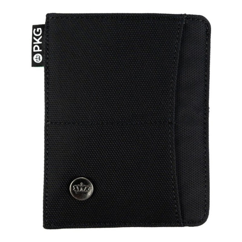 PKG Perry Vegan Leather Wallet for Passport - Black