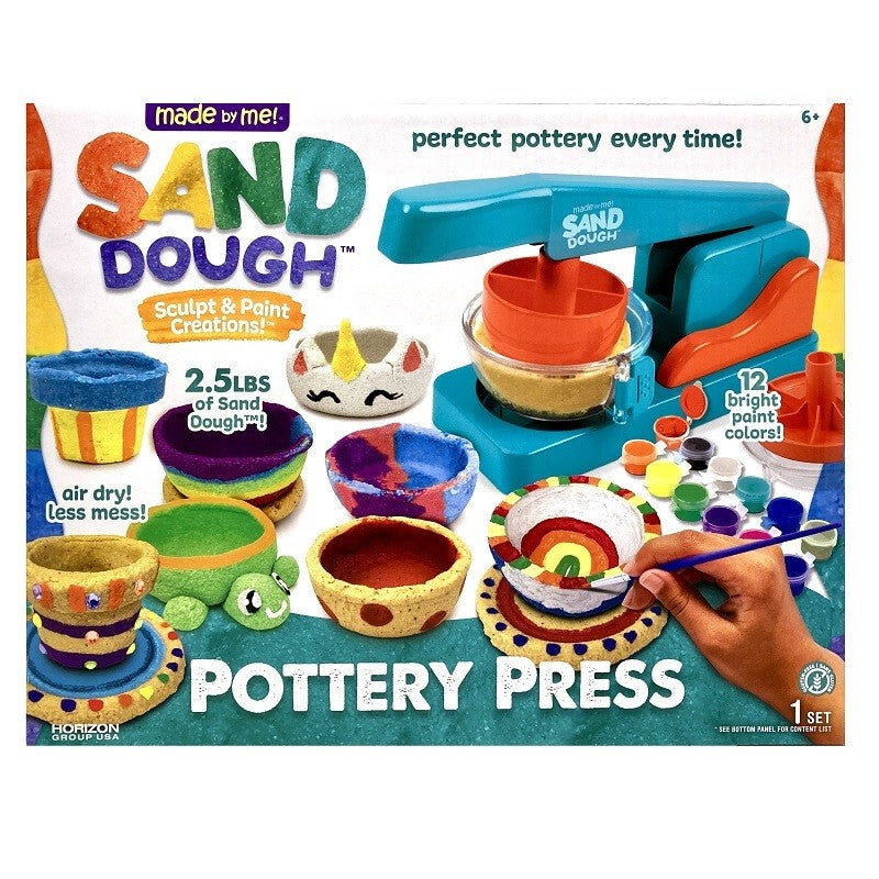 Made by Me Sand Dough Pottery Press Studio - 11.5x14x3.25 Inches