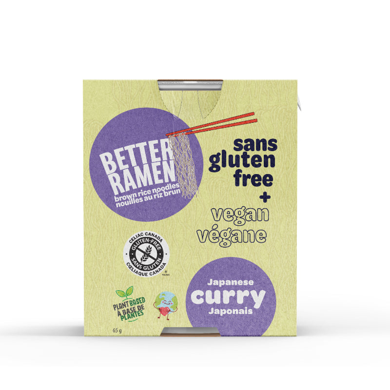 Better Ramen Brown Rice Noodles - Japanese Curry - 65g