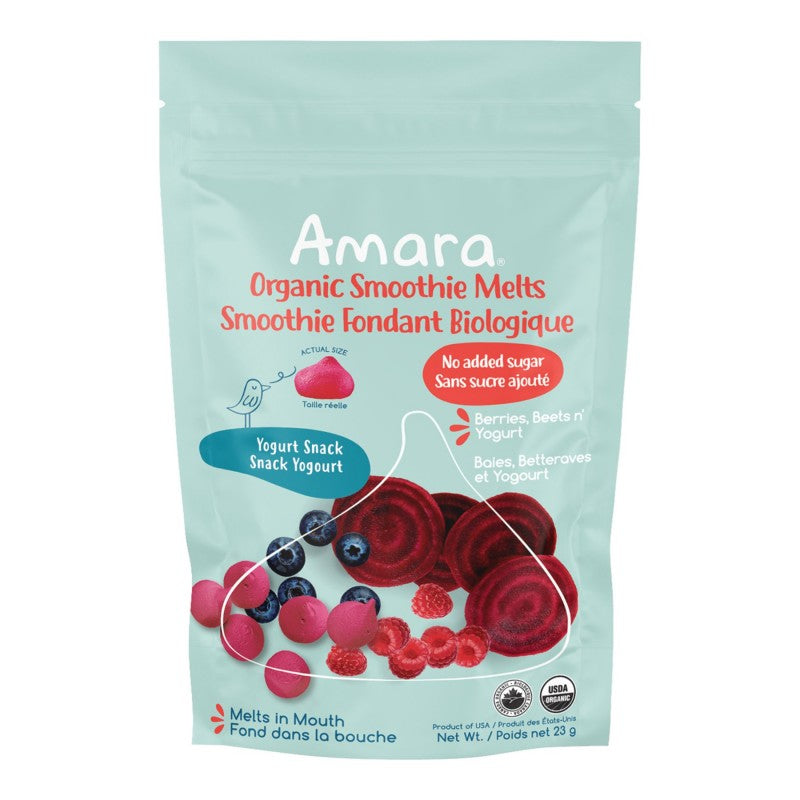 Amara Organic Smoothie Melts Snack