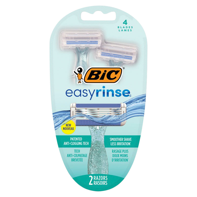 BIC easyrinse Women's Disposable Razor - 4 blades - 2's