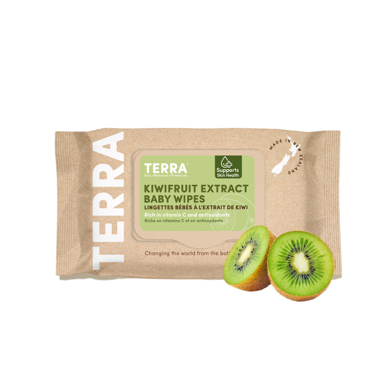 Terra Kiwifruit Extract Baby Wipes - 70s