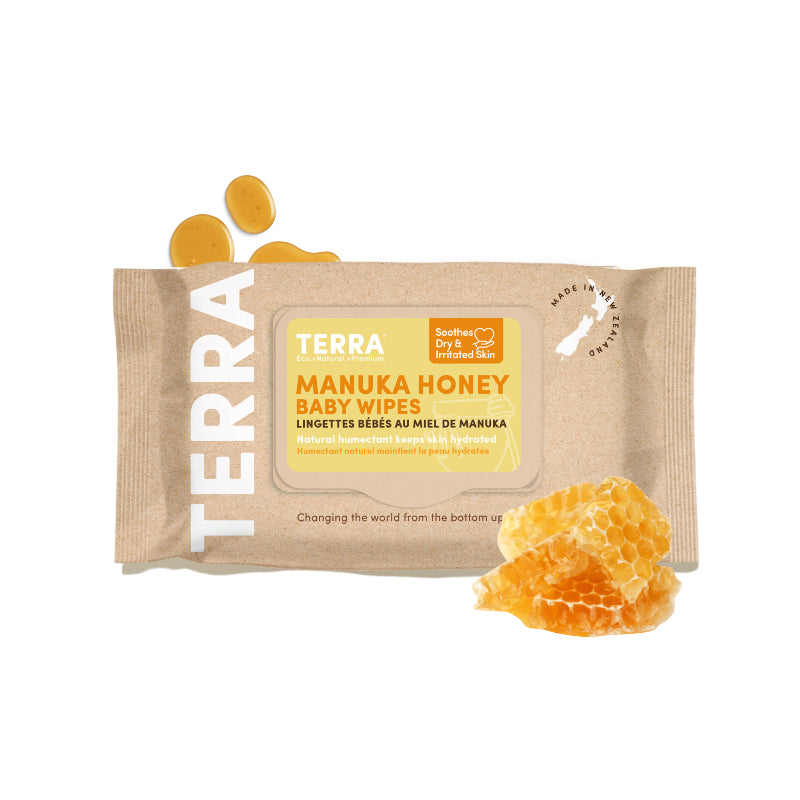 Terra Manuka Honey Baby Wipes - 70s