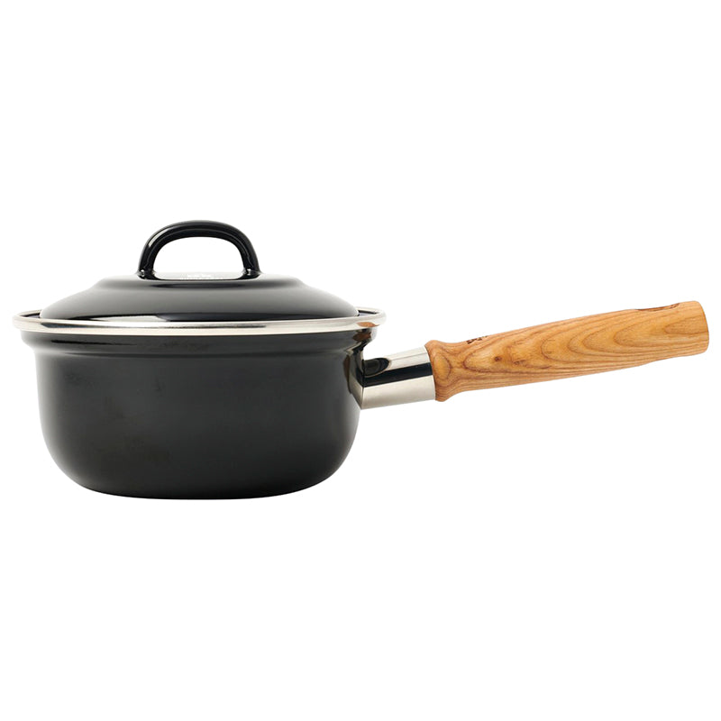 BK Carbon Steel Saucepan - Black - 1.3QT