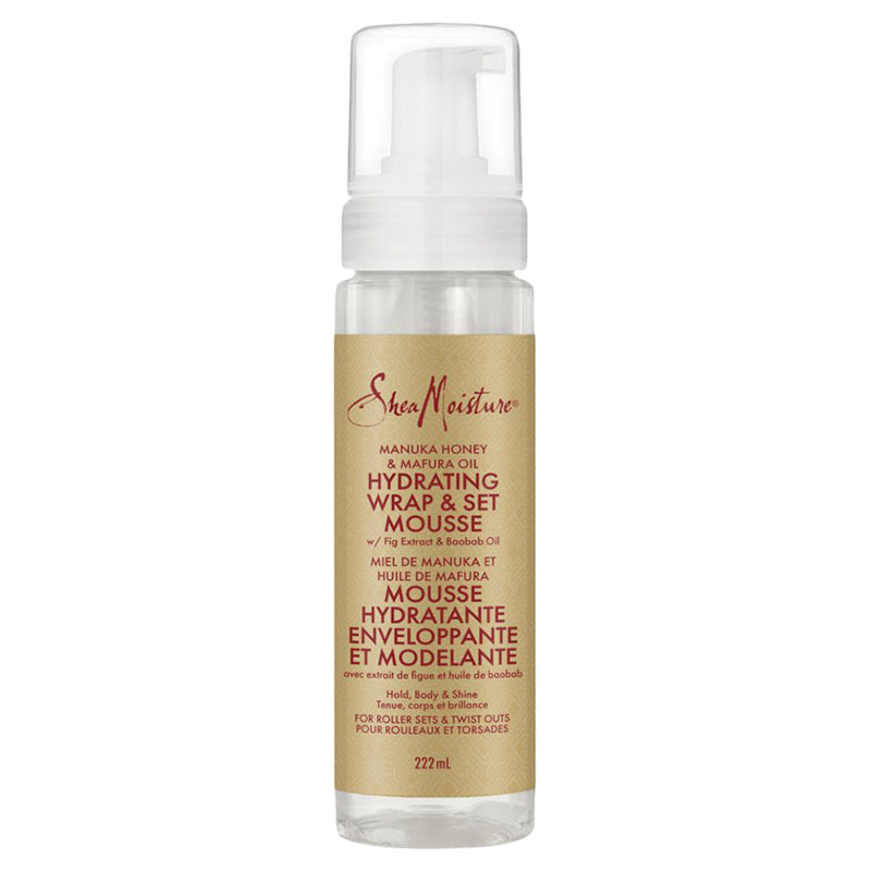 SheaMoisture Manuka Honey & Mafura Oil Hydrating Wrap and Set Mousse - 222ml
