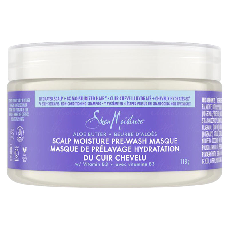 SheaMoisture Aloe Butter Scalp Moisture Pre-Wash Masque - 113g