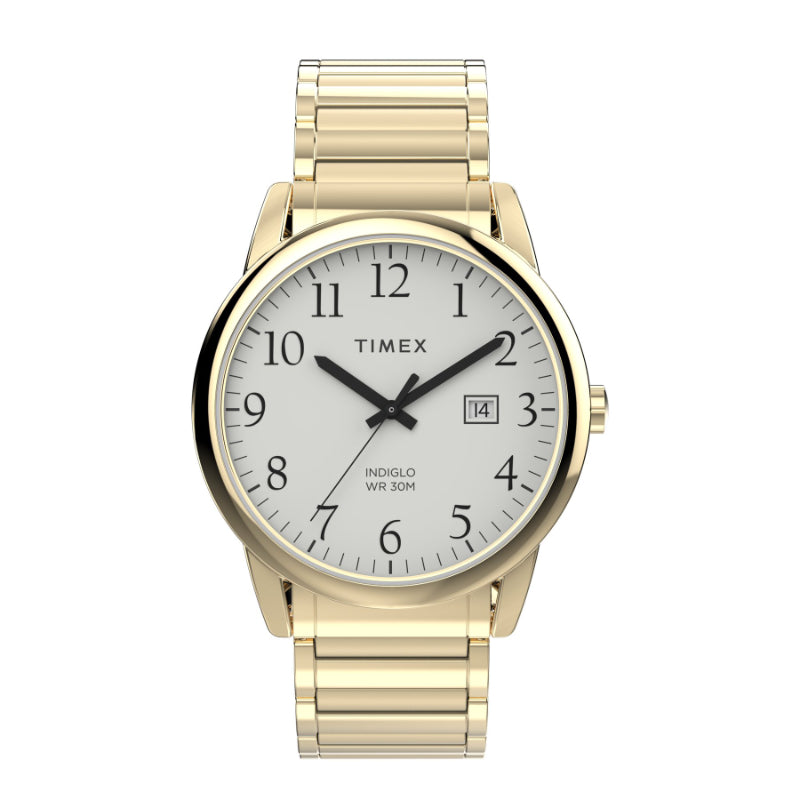 Timex Easy Reader Wristwatch - Gold-Tone / White - TW2W520009J