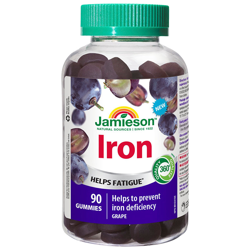Jamieson Iron Gummies - 6mg - 90's