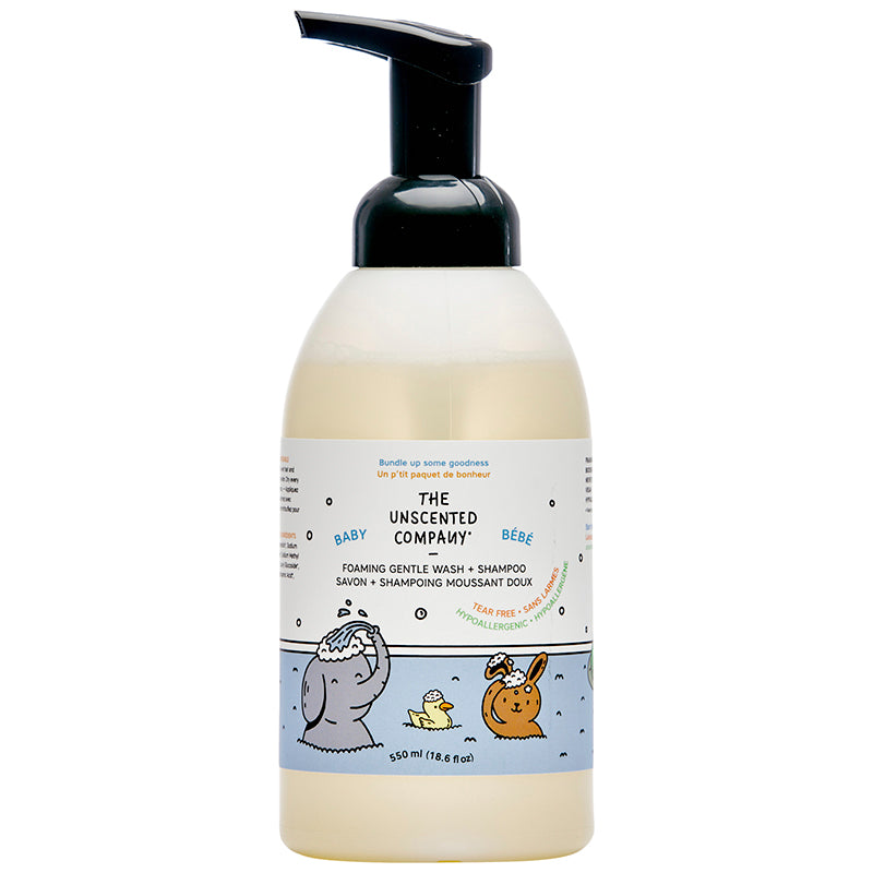 The Unscented Company Baby Wash and Shampoo - 550ml