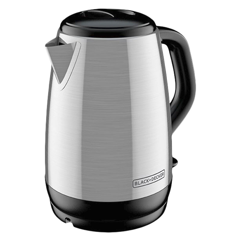 BLACK+DECKER Cordless Kettle - 1.7L - Stainless Steel/Black - KE1700SD-RFP
