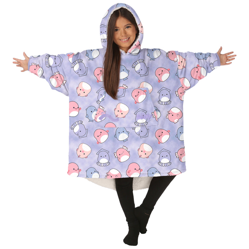 The Comfy Junior Squishmallow Wearable Blanket - Sealife - One Size