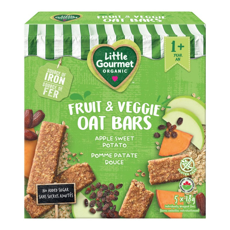 Little Gourmet Fruit and Vegetable Oat Bar - 5 x 18g