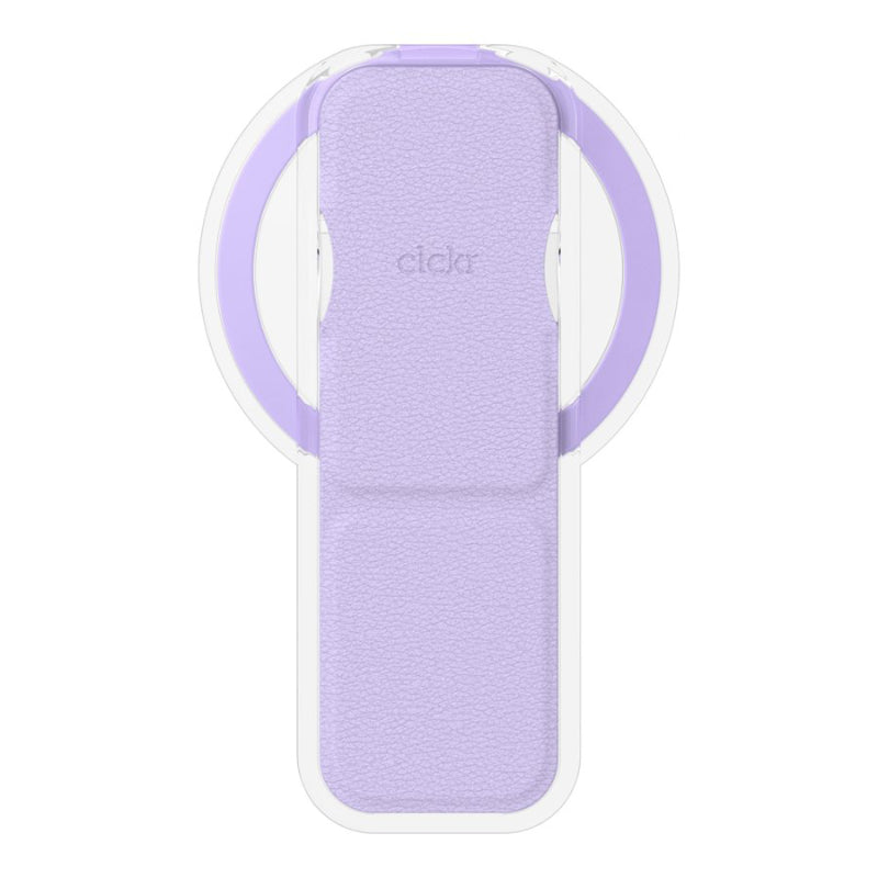 CLCKR Universal Clear Compact MagSafe Stand and Grip - Lilac - Open Box or Display Models Only