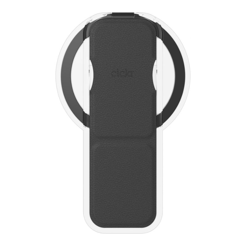 CLCKR Universal Clear Compact MagSafe Stand and Grip - Black