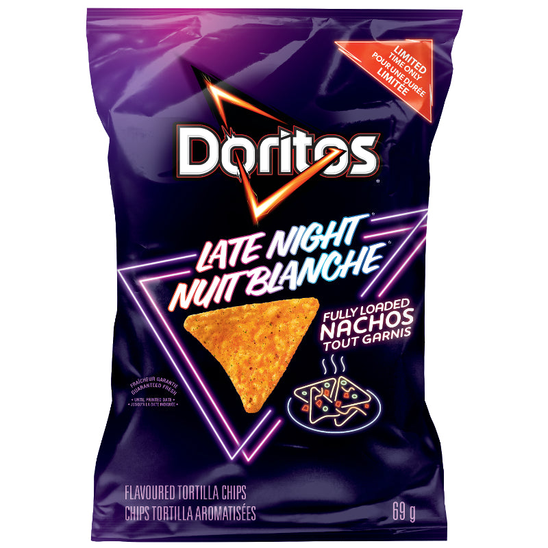Doritos Tortilla Chips - Late Night Fully Loaded Nachos - 69g