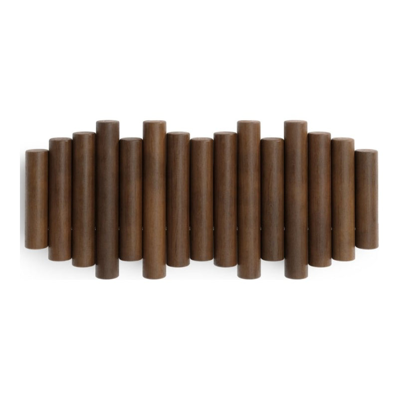 Umbra Picket Hanging Shelf Rack - Aged-Walnut