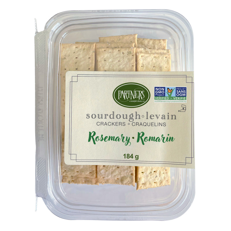 Partners Sourdough Flatbread Crackers - Rosemary - 184g