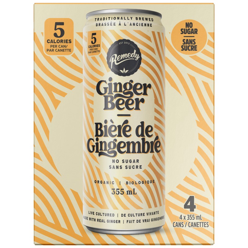 Remedy Ginger Beer - 4x355ml