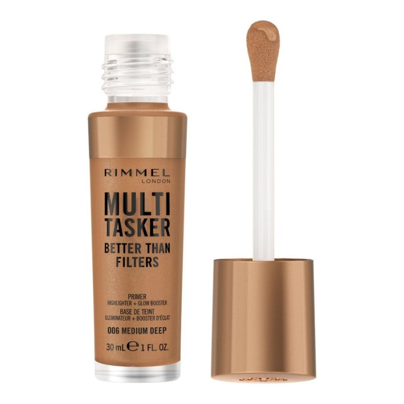 Rimmel London Multi Tasker Better Than Filters Primer/ Highlighter/Glow Booster - Medium Deep (006)