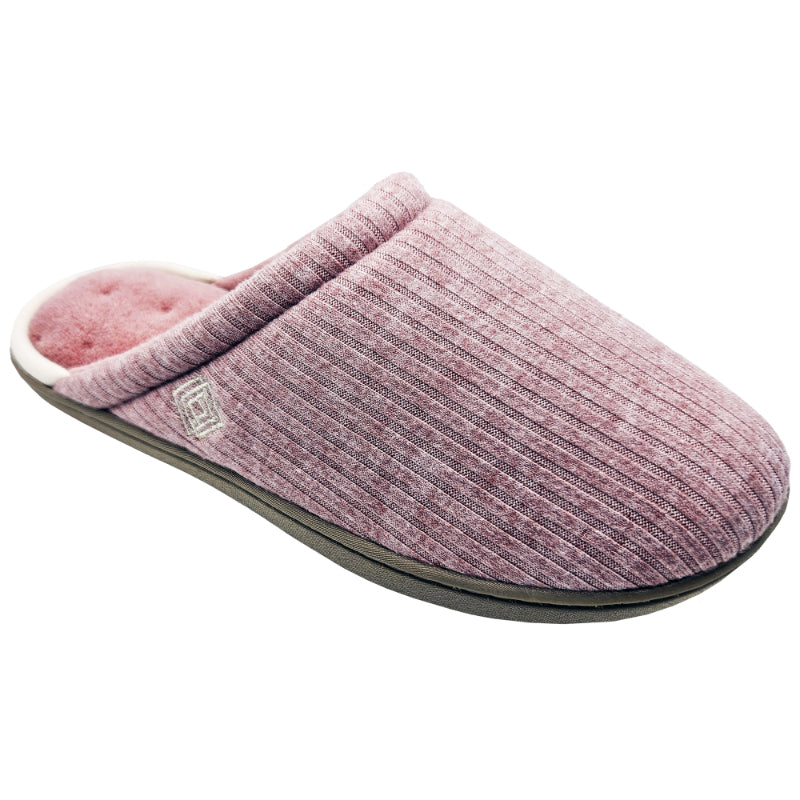 Isotoner Rib Knit Jersey Slide Slipper