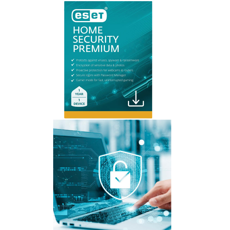 ESET Security & Privacy Check Service Package with Computer Security, Privacy, and Backup System Check-up and Premium Subscription 1 Year License - PKG #18562