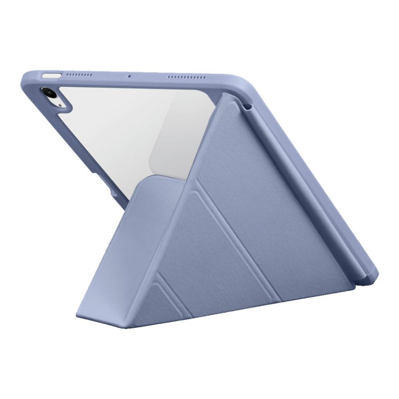 LOGiiX Origami+ Flip Cover for Apple iPad Air 11-inch - Lavender/Transparent