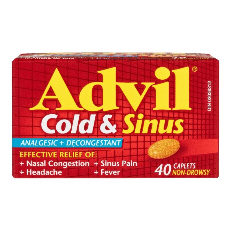 Advil Cold & Sinus Caplets - 40's