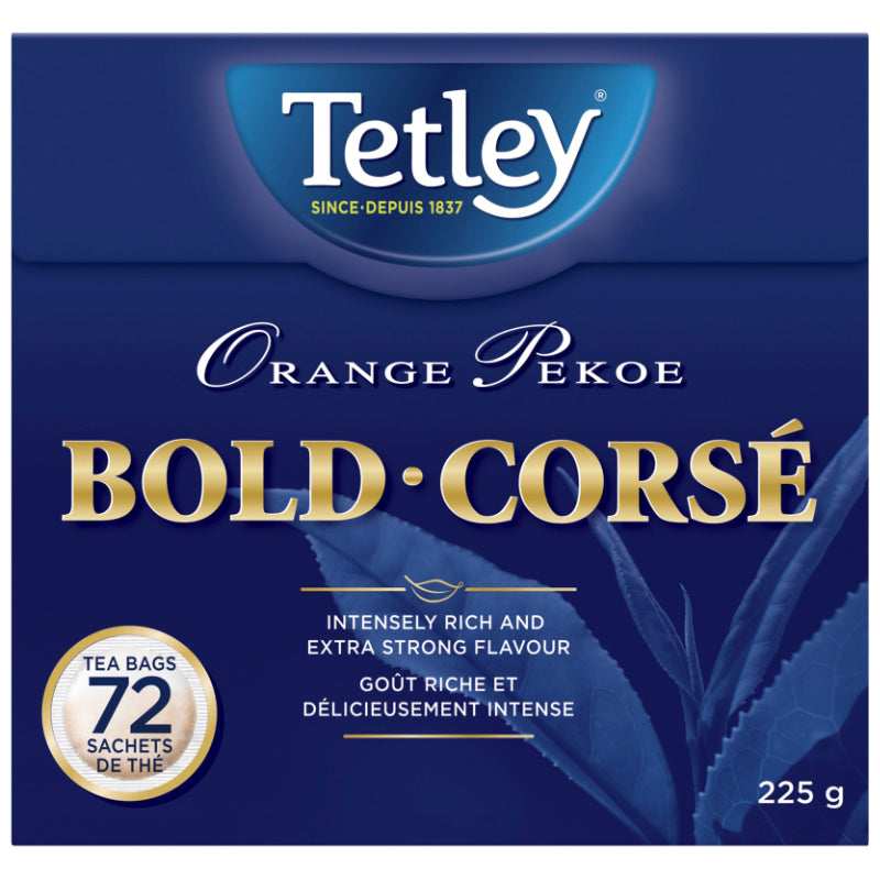 Tetley Tea Bold Orange Pekoe - 72s
