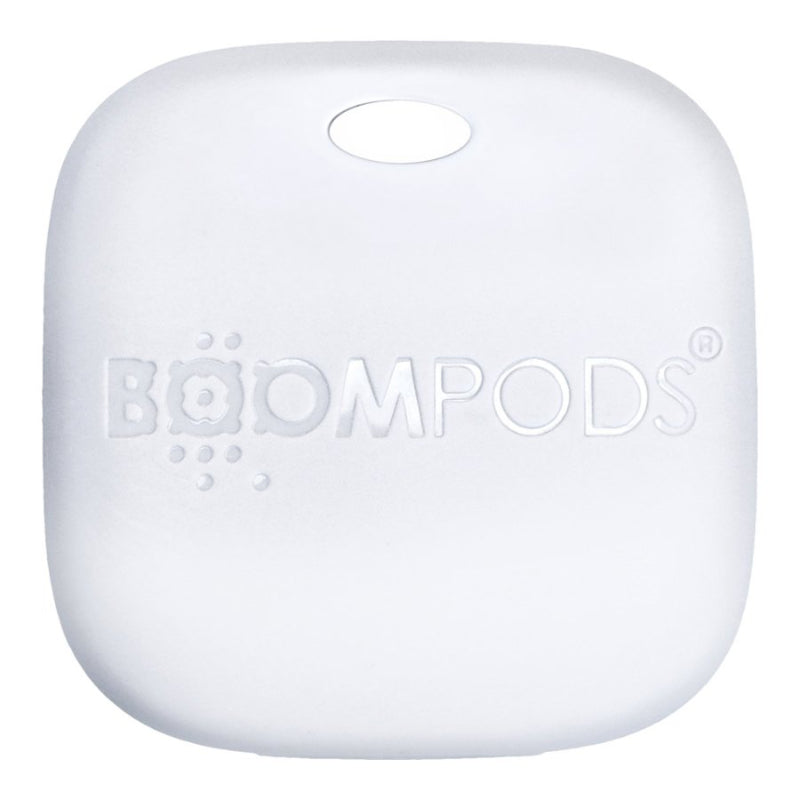 Boompods Boomtag Rechargeable Anti-Loss Bluetooth Tag - White - BP-TARWHT