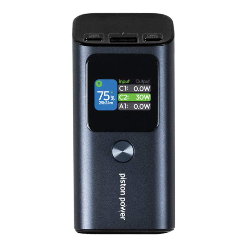 LOGiiX Piston Power Pro 10000mAh USB-A &amp; USB-C Power Bank - Midnight Blue - LGX-13733