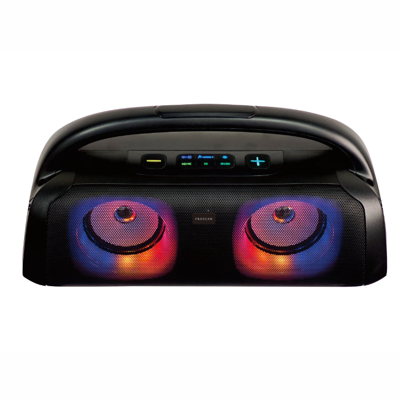 Proscan Led Party Bluetooth Speaker - Black - PSP1201 - Open Box or Display Models Only
