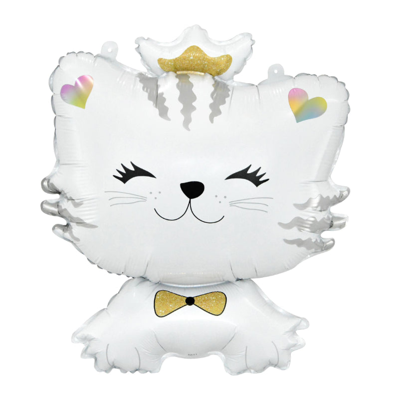 Helium Foil Balloon - Sitting Cat