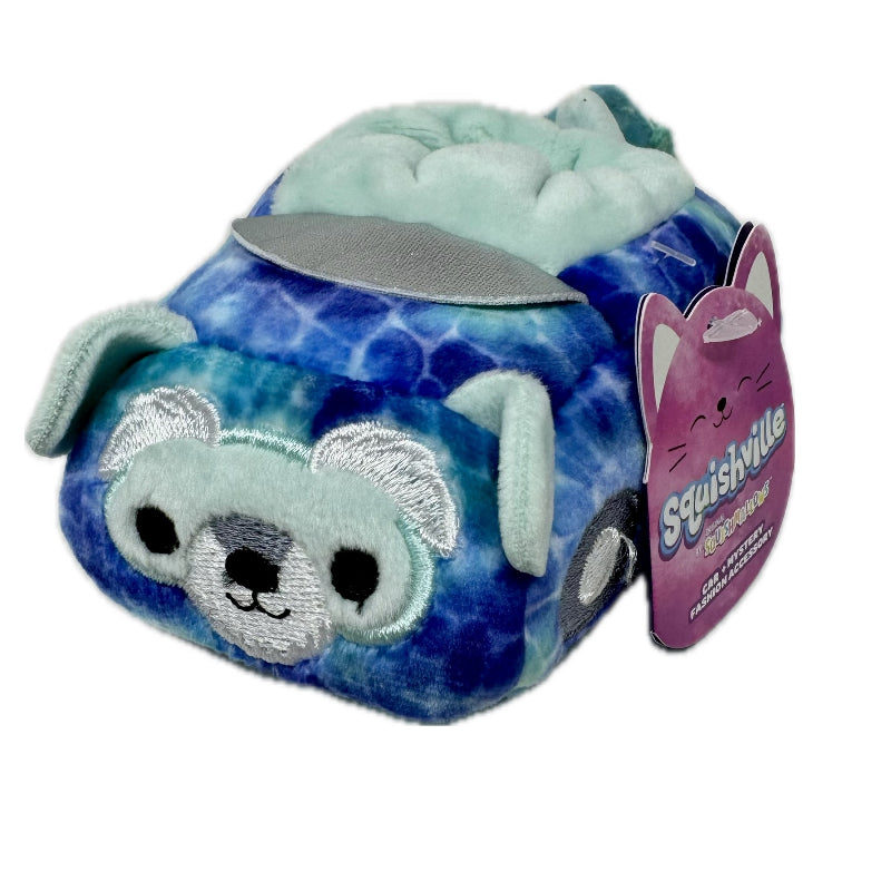 Squishville Plush Vehicle Toys With Fashion - Assorted