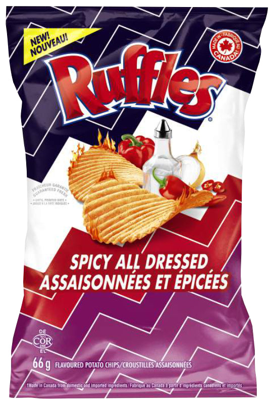 Ruffles Chips - Spicy All Dressed - 66g