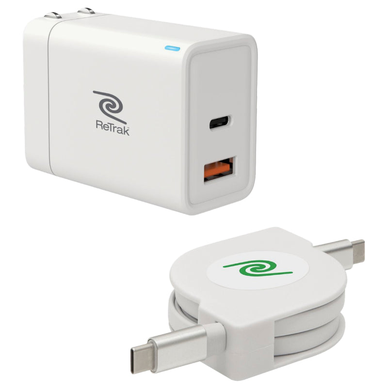 ReTrak Premier Series USB-A & USB-C Power Adapter - ETCHGNBC70