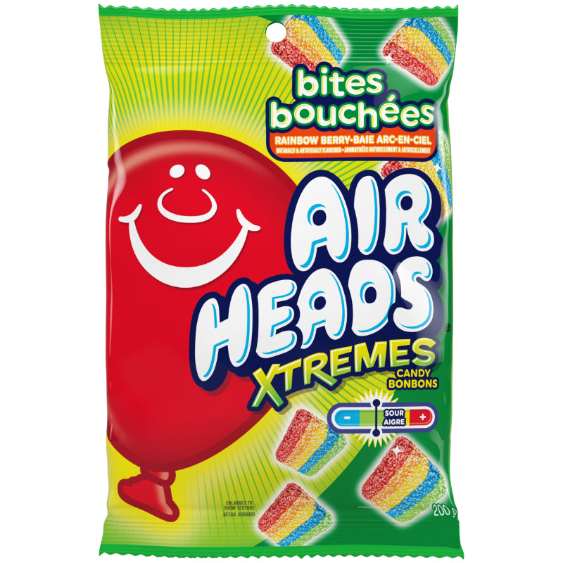 AirHeads Extremes Candies - Rainbow Berry - 200g