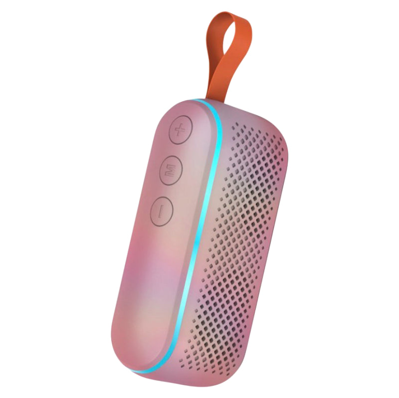 Helix Boom Portable Bluetooth Speaker - Iridescent Pink - ETHSPKIPK - Open Box or Display Models Only