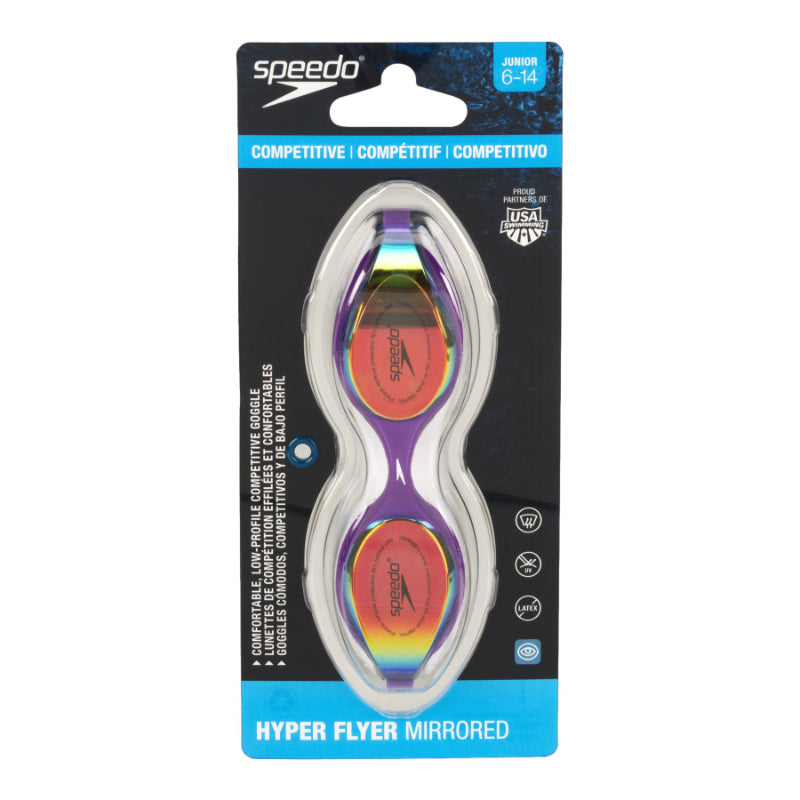 Speedo Hyperflyer Swimming Goggles - Junior - Assorted