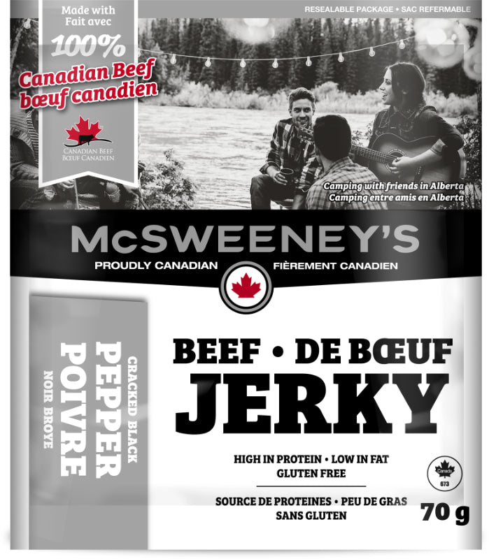 MCSWEENEYS Beef Jerky - Cracked Black Pepper - 70g
