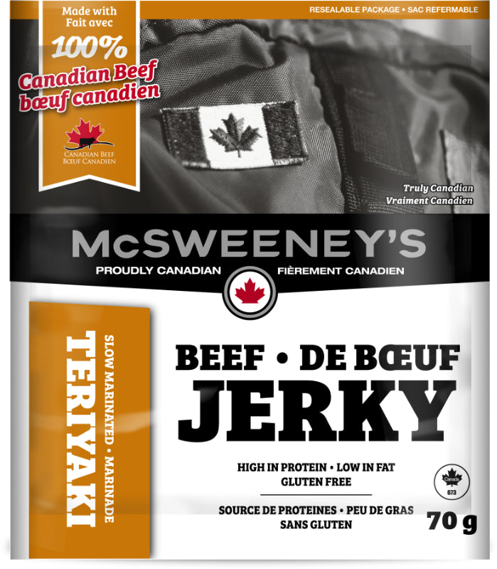 MCSWEENEYS Beef Jerky - Slow Marinated Teriaki - 70g
