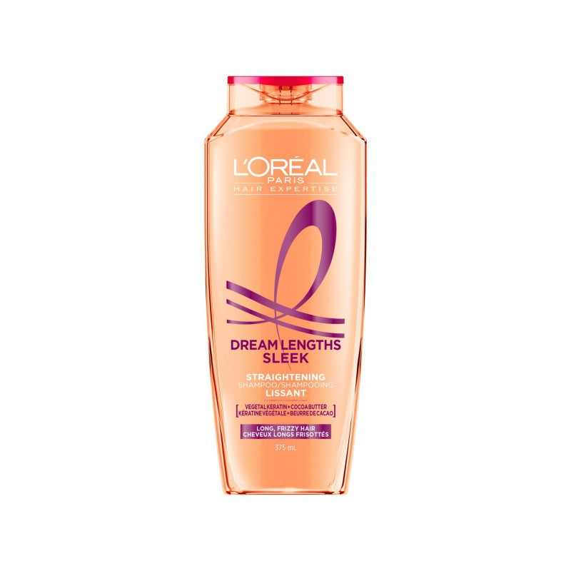 L'Oreal Paris Hair Expertise Dream Lengths Sleek Strengthening Shampoo - 375 ml